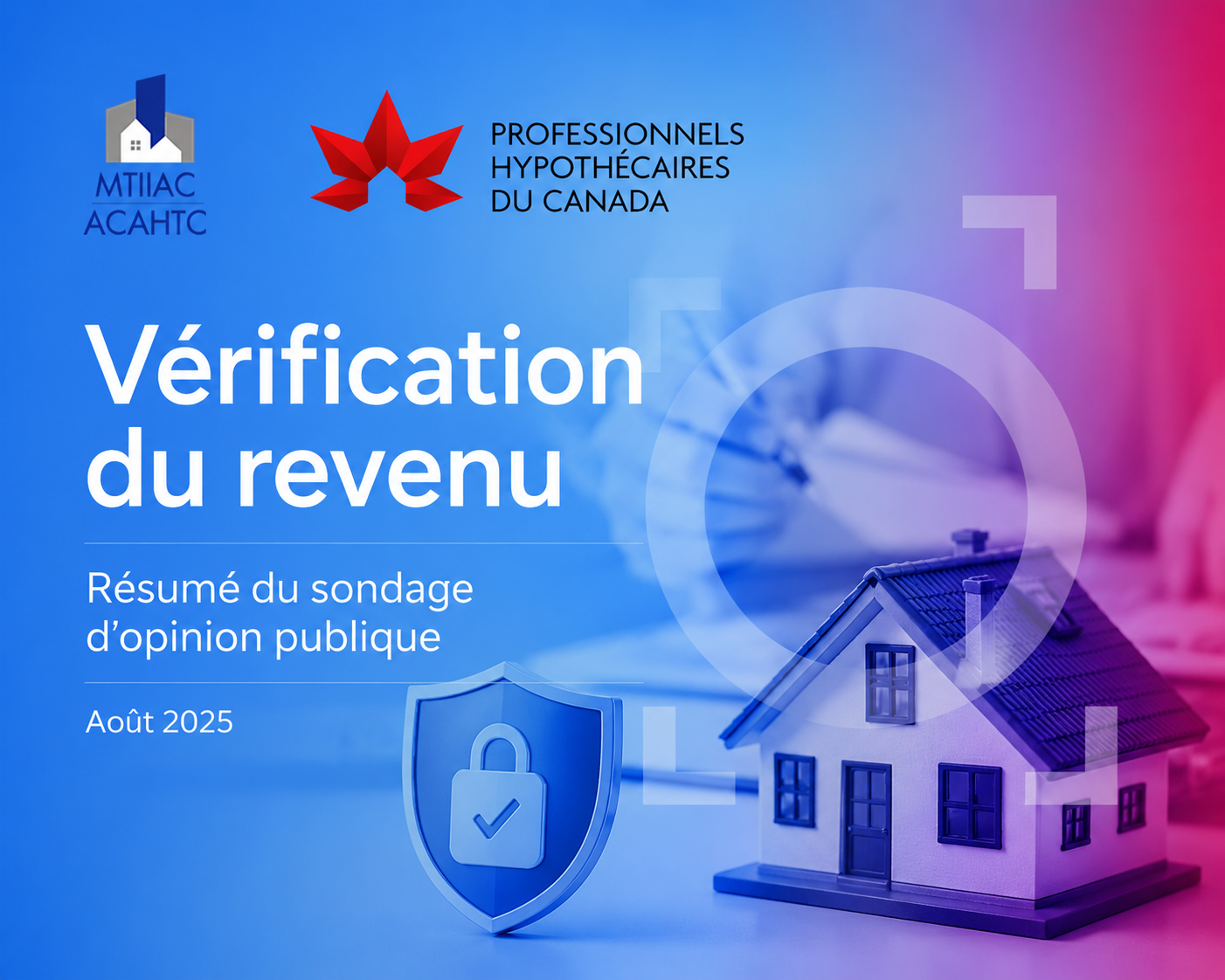 Vérification du revenu - Résumé du sondage d'opinion publique
