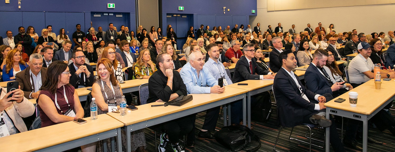 Room full of people attending MPC session