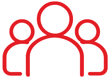 Icon of three people