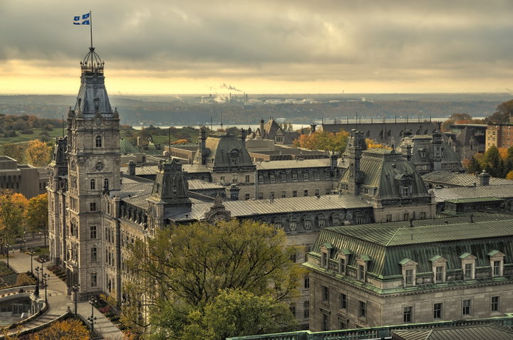 Québec Parliament Building in Québec City, home of the National Assembly of Québec